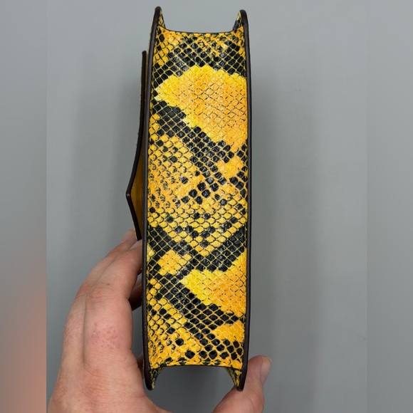MCM Python Yellow Flap Crossbody - Picture 7 of 13